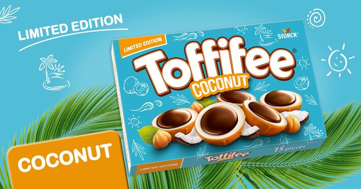Omtyckta Toffifee Coconut Limited Edition är tillbaka!