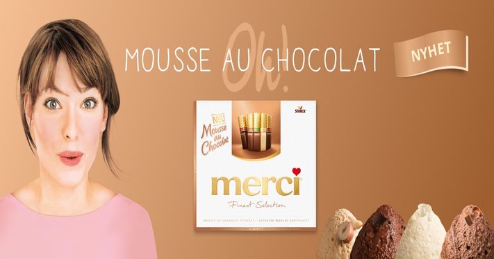 Nya merci Mousse au Chocolat
